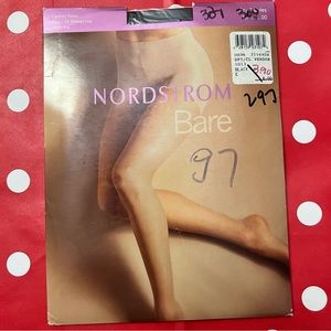 Vintage Nordstrom Bare black pantyhose